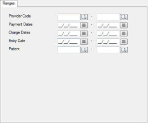 Procedure Code Analysis Detail Filters