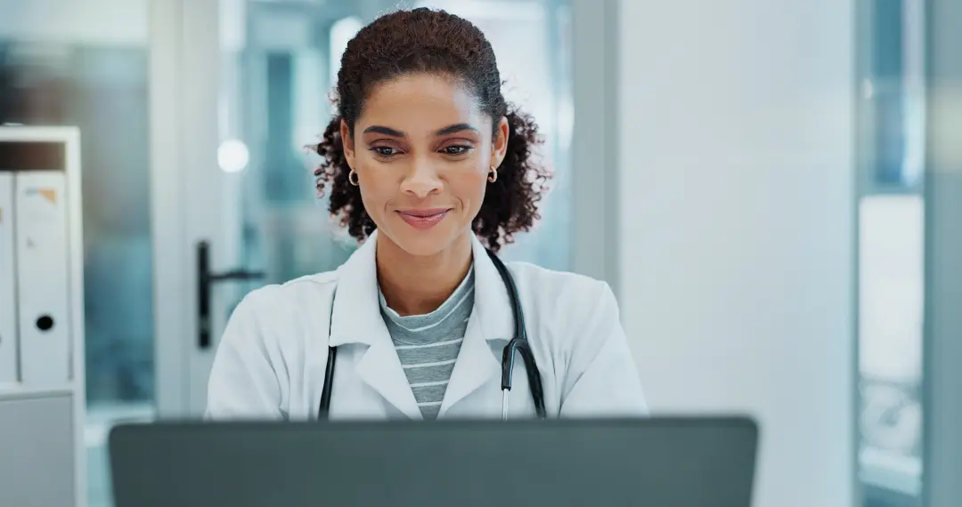 AI medical receptionist answering patient calls for a healthcare practice