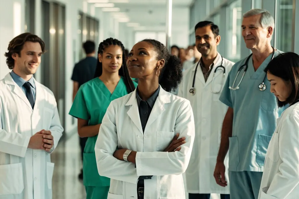 Healthcare professionals representing hospitals and health systems